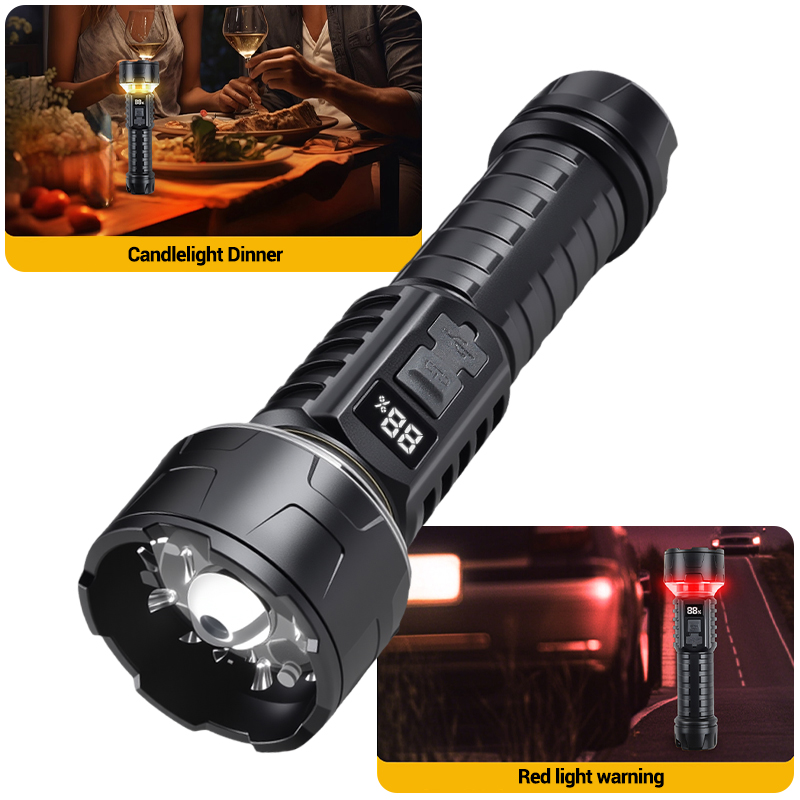 Linterna LED COB, linterna rec - Outdoor Lighting Rechargeable reseña y precio