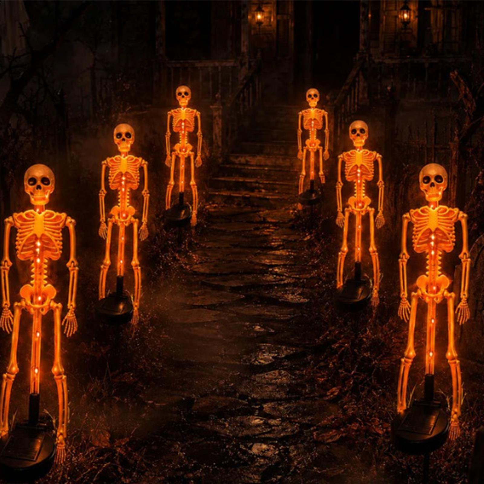Estaca de jardín con esqueleto - Outdoor Lighting Front Yard reseña y precio