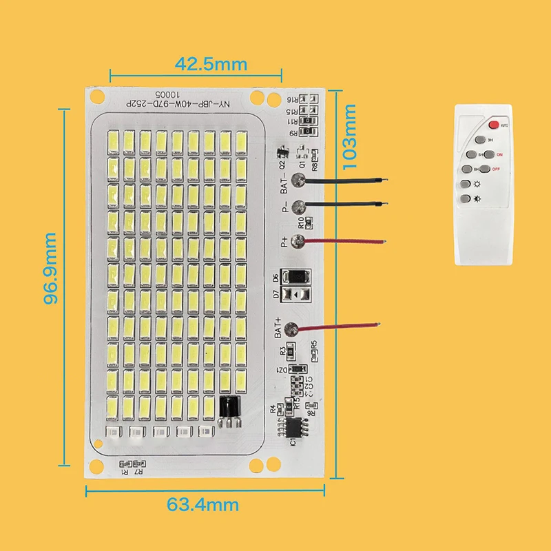 1 Uds 10W-600W LED energía Sol - Outdoor Lighting Under Pergola reseña y precio
