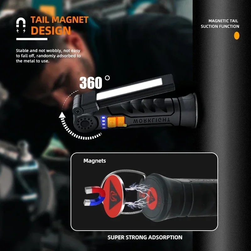 Luces de búsqueda LED COB port - Outdoor Lighting Rechargeable reseña y precio