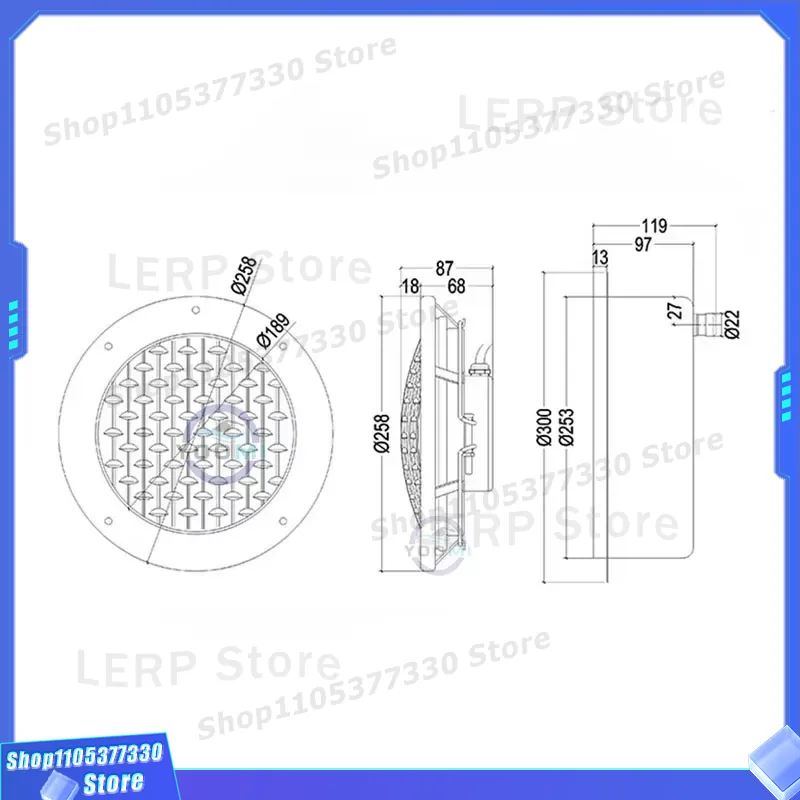 Luz LED RGB Subacuática para P - Ground Light Recessed reseña y precio