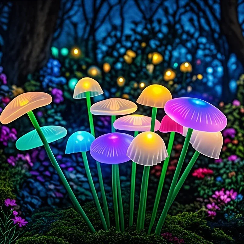 Luces solares LED con forma de - Outdoor Lighting Jellyfish reseña y precio