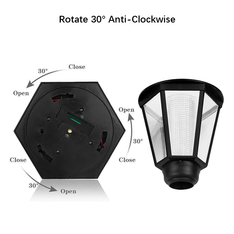 Lámpara de pared solar retro,  - Outdoor Lighting Front Yard reseña y precio