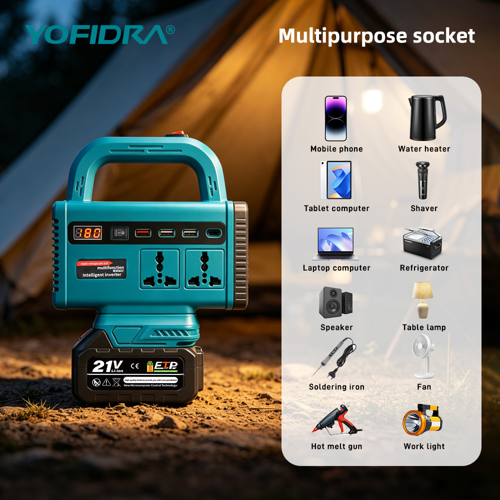 Inversor de corriente portátil - Outdoor Lighting Socket reseña y precio