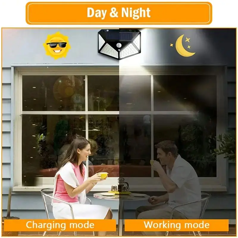Lámpara Solar de Jardín de 100 - Outdoor Lighting For Garden reseña y precio