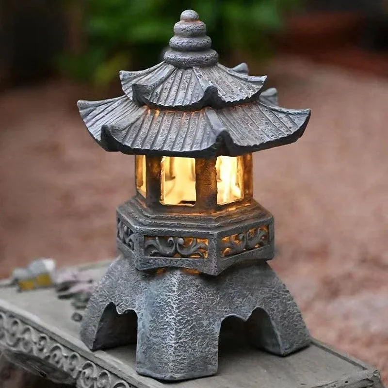 Linterna de Pagoda LED Solar p - Outdoor Lighting Architectural reseña y precio