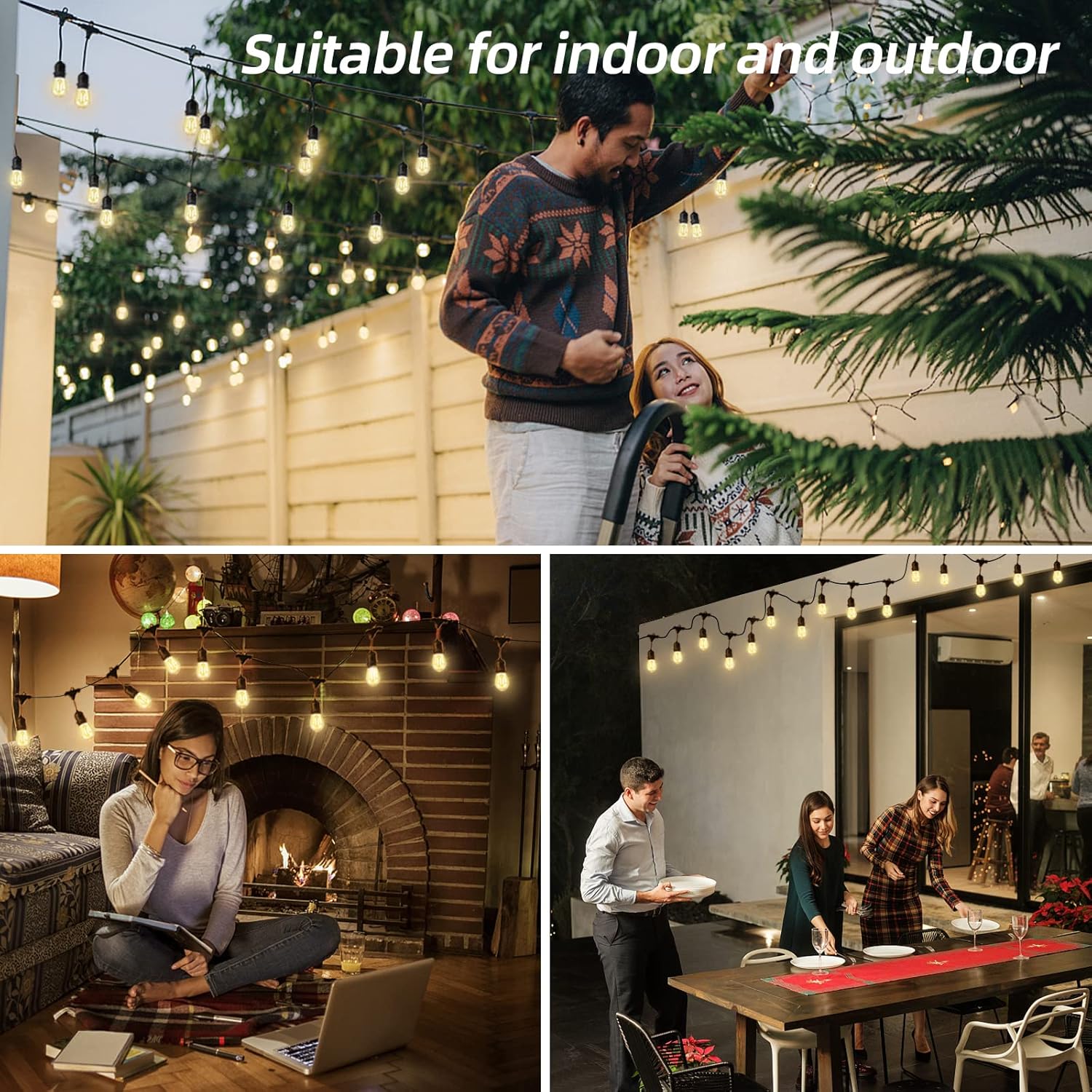 Guirnalda de Luces LED de 10 m - Outdoor Lighting Socket reseña y precio