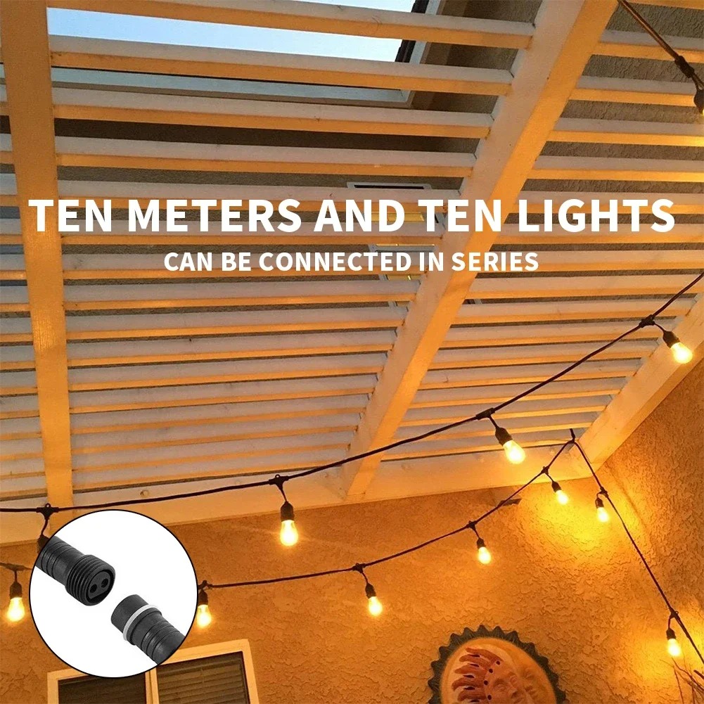 Guirnalda de Luces LED de 10 m - Outdoor Lighting Socket reseña y precio