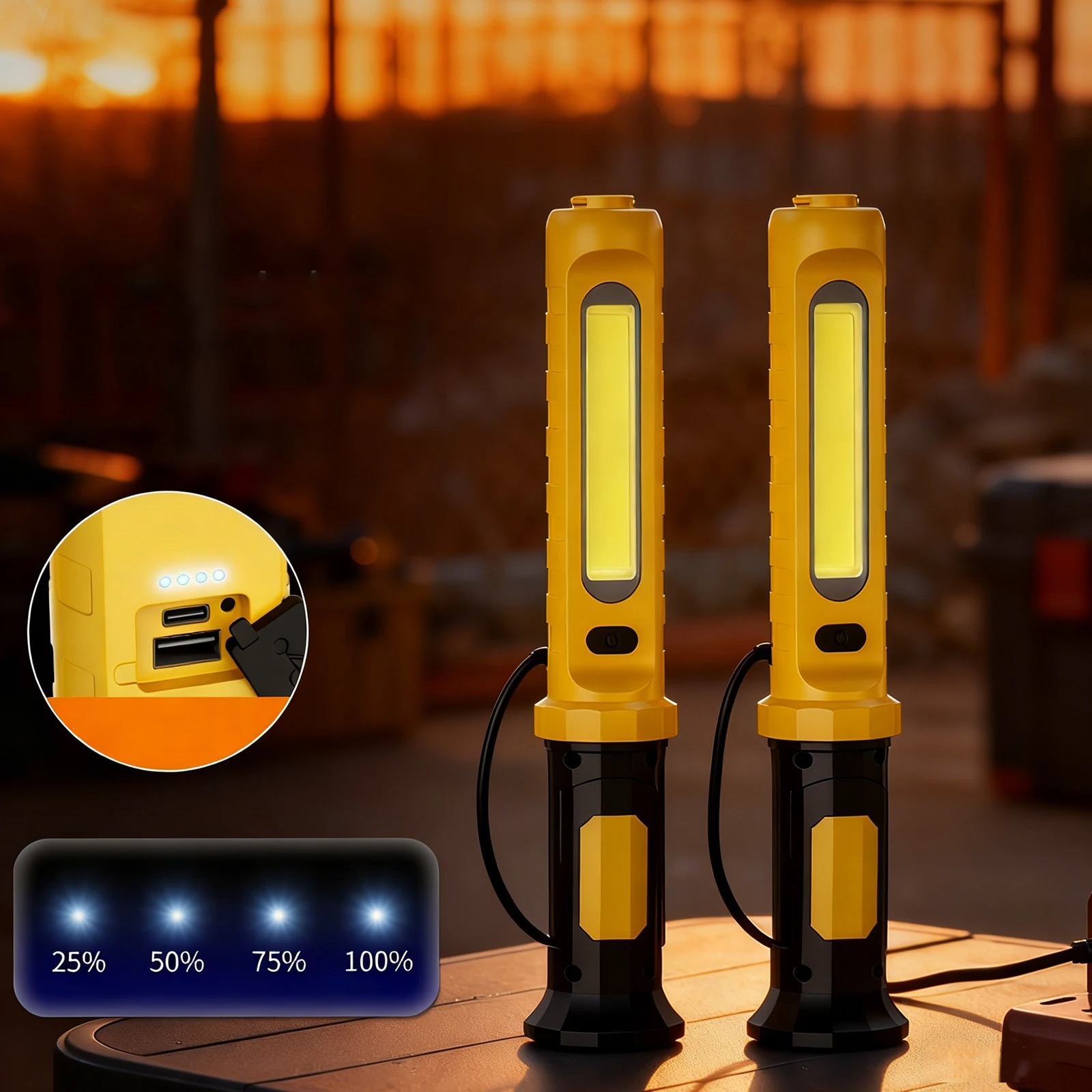 Lámpara de Trabajo Magnética M - Outdoor Lighting Rechargeable reseña y precio