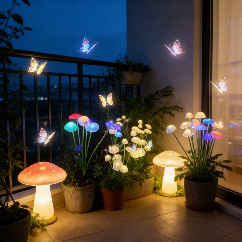 Luces solares con forma de med - Outdoor Lighting Jellyfish reseña y precio