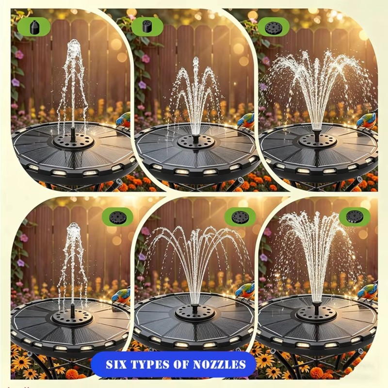 Kit de bomba de fuente solar A - Outdoor Lighting Kits reseña y precio