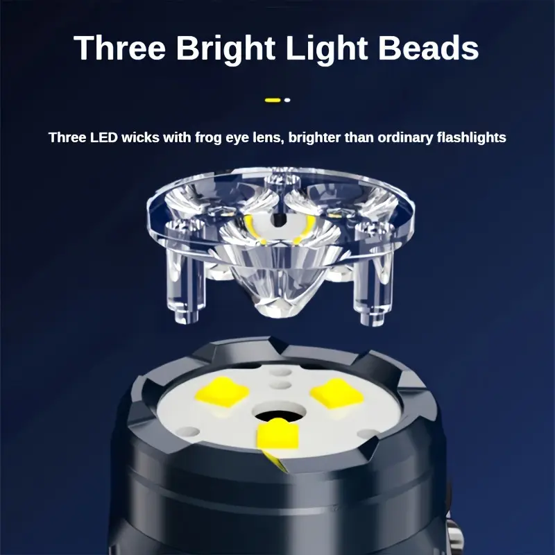 Mini linterna de 3LED con Clip - Outdoor Lighting Quality reseña y precio