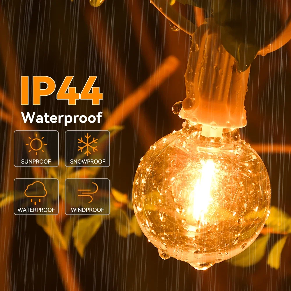 Guirnalda de luces LED G40 de  - Outdoor Lighting Socket reseña y precio