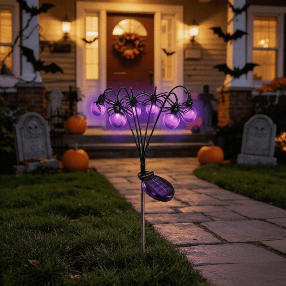 Luz Morada Fantasma, Decoracio - Outdoor Lighting Front Yard reseña y precio