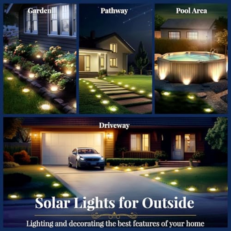 Luces Solares para Jardín, Luc - Outdoor Lighting For Garden reseña y precio