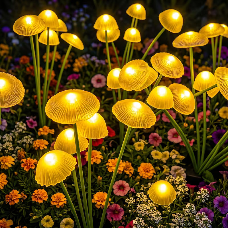 Lámpara Solar con Forma de Med - Outdoor Lighting Jellyfish reseña y precio