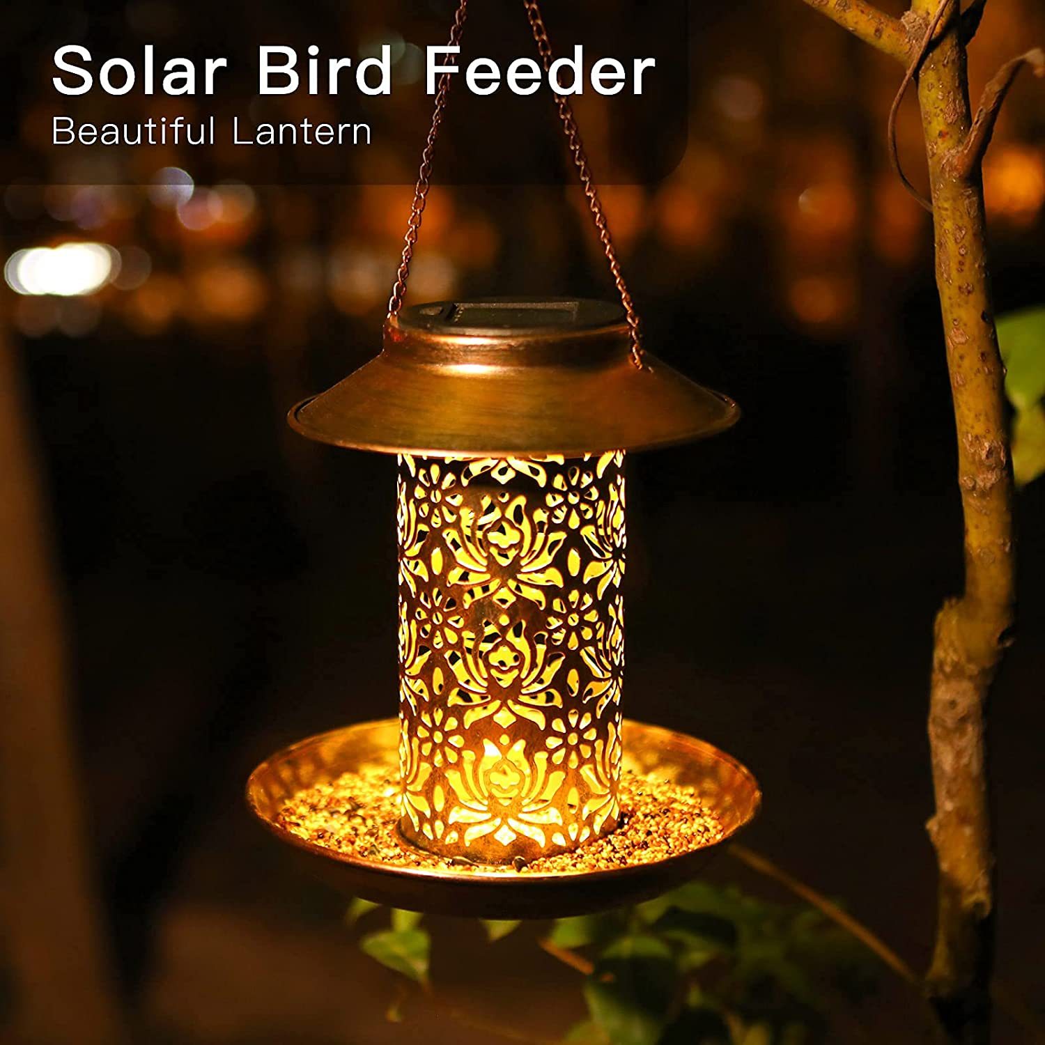 Casa para pájaros colgante, co - Outdoor Lighting Ideas For Backyard reseña y precio