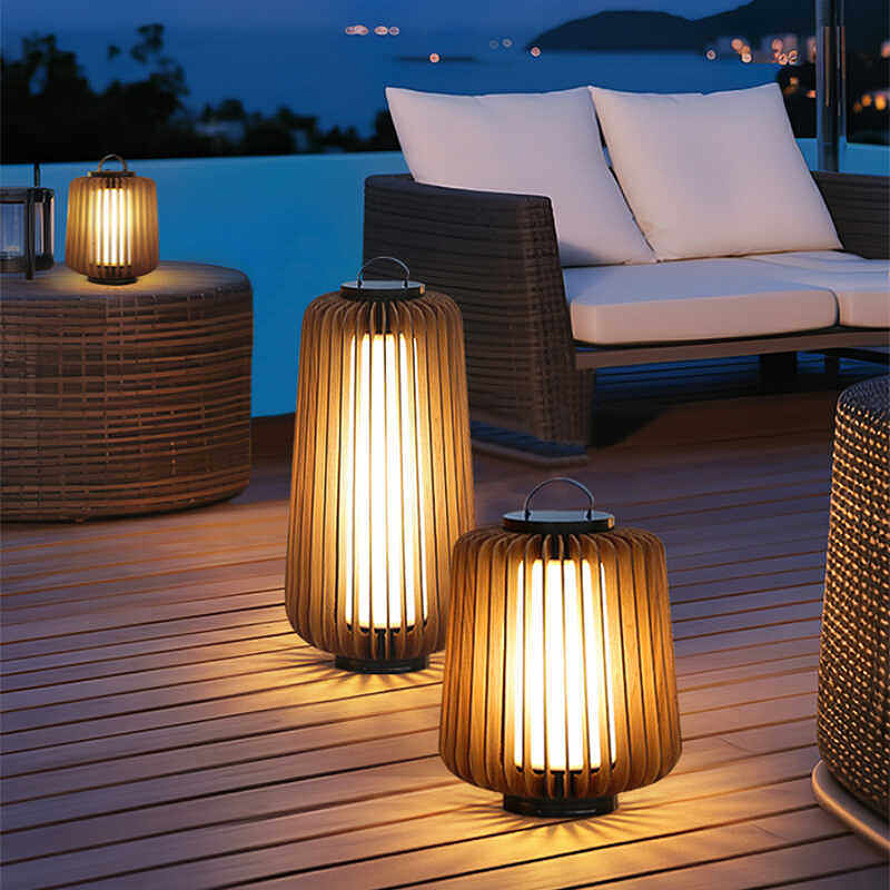 Lámpara de pie luminosa para p - Outdoor Lighting For Garden reseña y precio