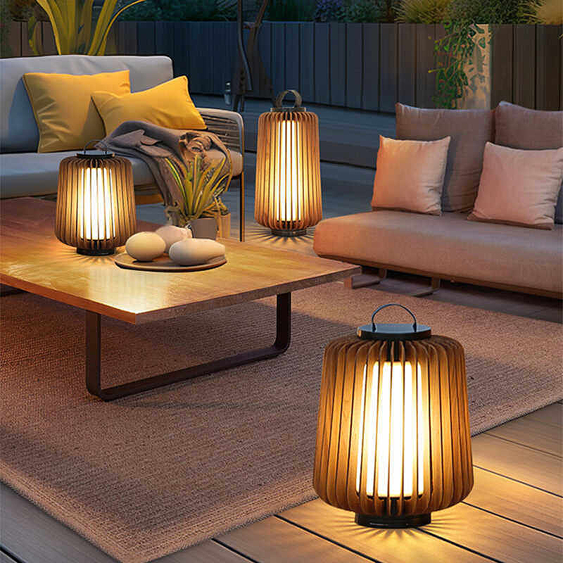 Lámpara de pie luminosa para p - Outdoor Lighting For Garden reseña y precio