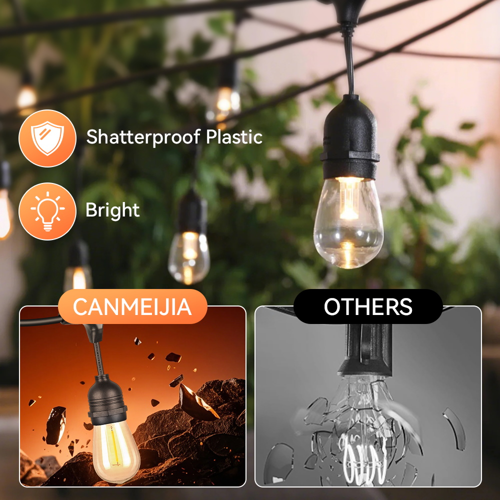 Guirnalda de luces para exteri - Outdoor Lighting Socket reseña y precio