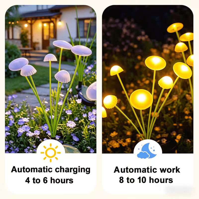 Luces Solares con Forma de Med - Outdoor Lighting Jellyfish reseña y precio