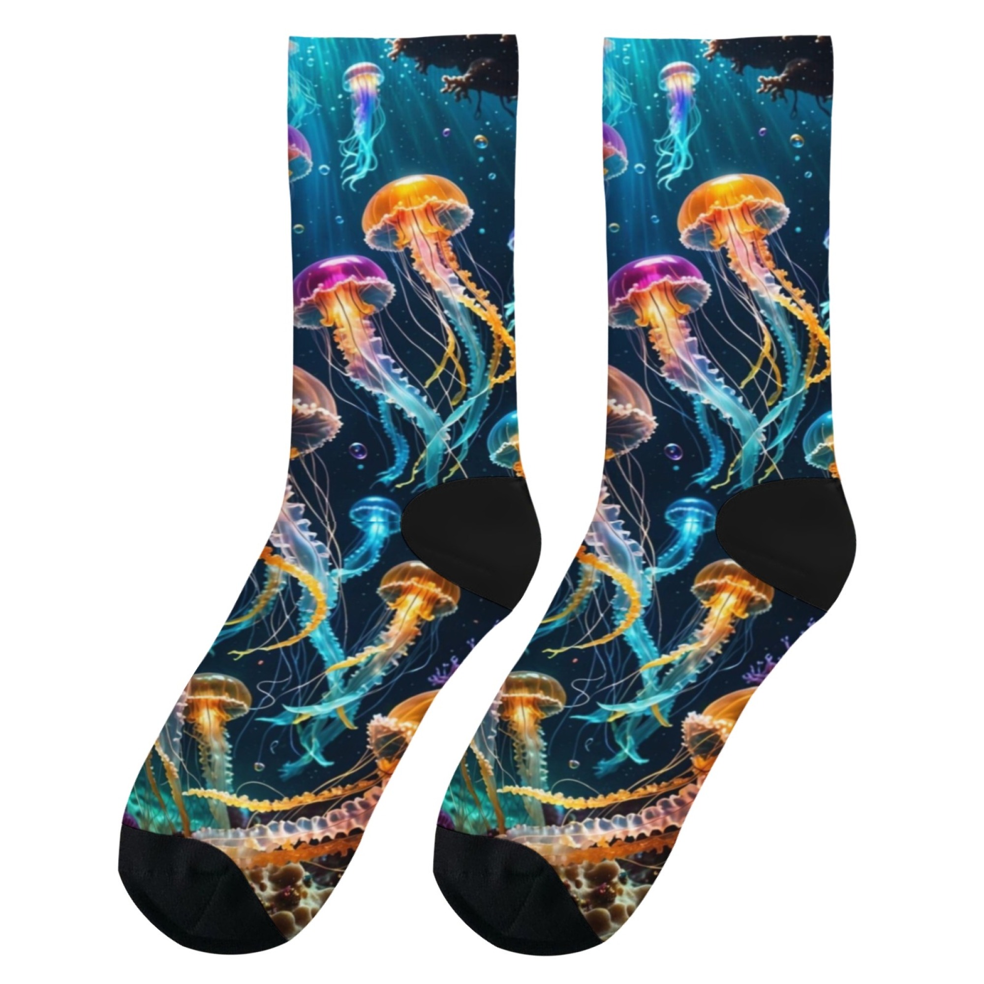 Calcetines de medusas colorido - Outdoor Lighting Jellyfish reseña y precio