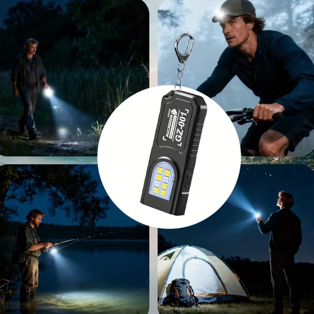 Mini linterna LED COB con llav - Outdoor Lighting Guide reseña y precio